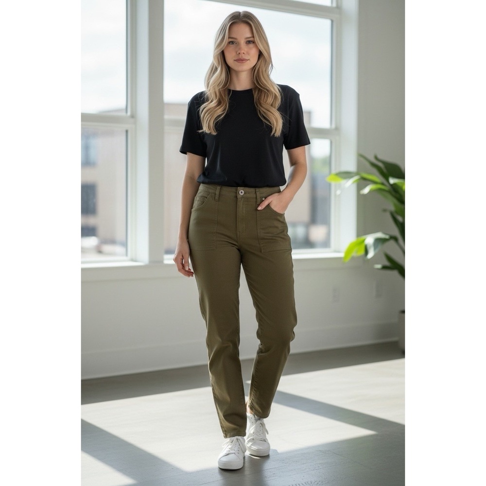 Banana Republic Women's High Rise Twill Pants, Size-12